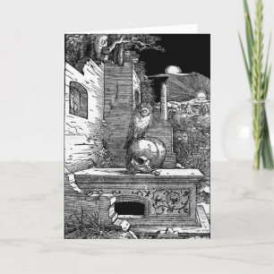 Fijne verjaardag vanaf de donkere zijkaart kaart