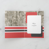 Fijne verjaardag vandaag 80 heet red grijy kaart (Binnen)