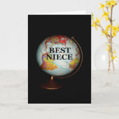 Fijne verjaardag voor de beste nichtje op aarde! kaart (Gele Bloem)