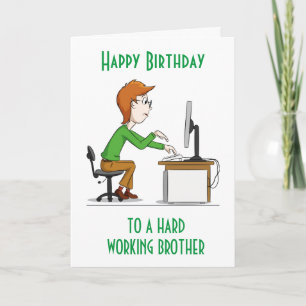 FIJNE VERJAARDAG voor een hardwerkende "BROER" KAA Kaart