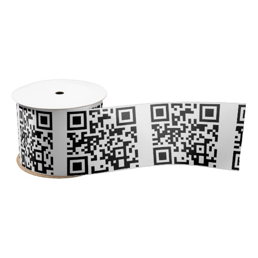 "Fijne verjaardag voor jou" QR-code Lint (Spoel)