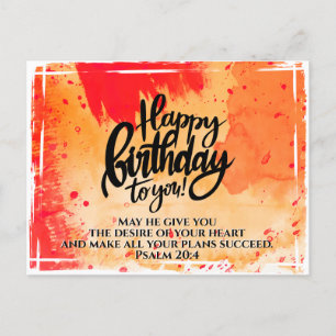 Fijne verjaardag voor jullie Bijbelse versie Briefkaart