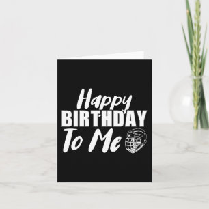 Fijne verjaardag voor me Hockey Ice Hockey Player Kaart