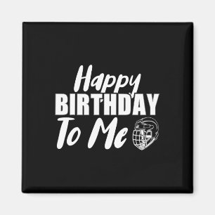 Fijne verjaardag voor me Hockey Ice Hockey Player Magneet