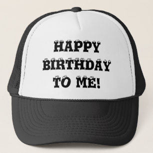 Fijne verjaardag voor mij pet! trucker pet