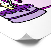 Fijne verjaardag voor mijn meisje poster (Hoek)