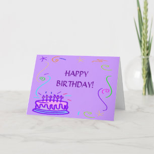 FIJNE VERJAARDAG! Wenskaart Kaart