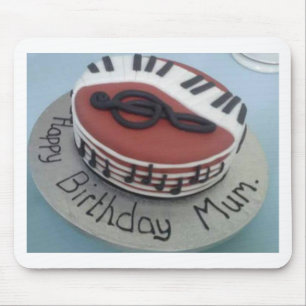 Fijne verjaardagstaart muismat
