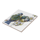 Fijne vogels tegeltje (Zijkant)