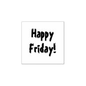 Fijne vrijdag! Tekst Rubberstempel (Afrduk)
