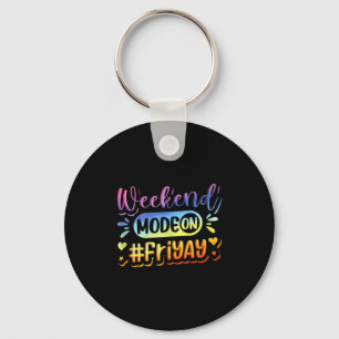 Fijne vrijdag Vrij Yay Leraar School Meme T-shirt_ Sleutelhanger