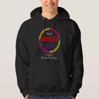 Fijne Vrouwendag 8 maart 2022 Internationale Vrouw Hoodie
