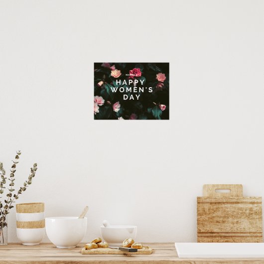 Fijne vrouwendag poster (Keuken)