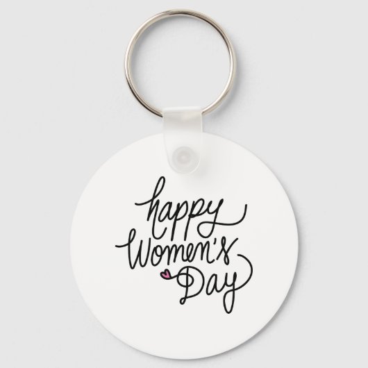 Fijne Vrouwendag Sleutelhanger (Voorkant)
