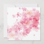 Fijne Waterverf Floral Save The Date (Achterkant)