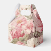 Fijne Waterverf Roze Rozen & Appelbloesems Bedankdoosjes (Voorkant Zijde)