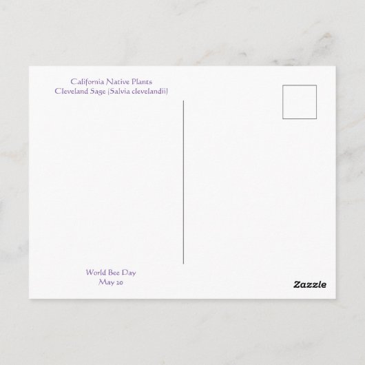 Fijne Wereldbijendag! Briefkaart (Achterkant)