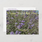 Fijne Wereldbijendag! Briefkaart (Voorkant / Achterkant)