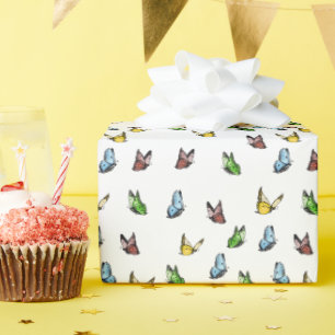 Fijne Whimsical Rustic Butterfly Summer Cadeaupapier