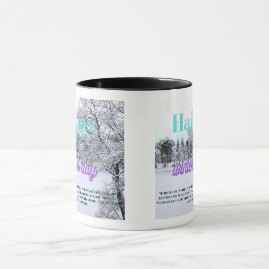 Fijne winterdag mok (Midden)