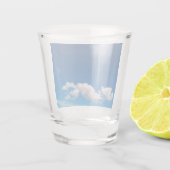 Fijne wolken shot glas (Achterkant)