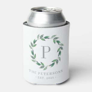 Fijne Wreath Persoonlijke Monogram Koelbox Blikjeskoeler