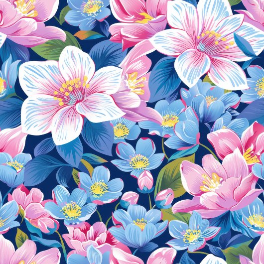 Fijne zachte pastel roze bloemencadeau zak wrap medium cadeauzakje