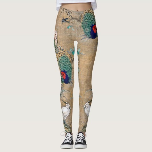 Fijnflesjes van fazant Egret All-in-Print Leggings (Voorkant)