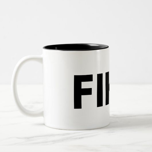 FIKA. Bold Two-tone Coffee Mok (Links)