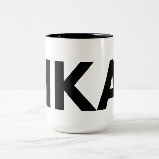 Fika Bold Two-tone Coffee Mok (Center)