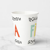 Fika Colors Black Papieren Bekers (Links)