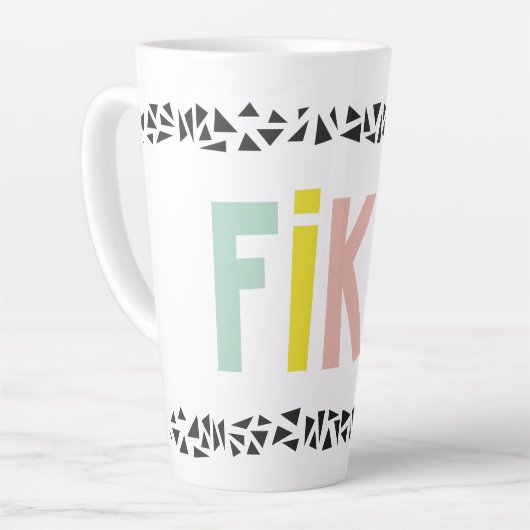 Fika Colors Latte Mok (Linkerhoek)