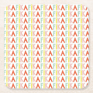 Fika Colors Paper Onderzetter