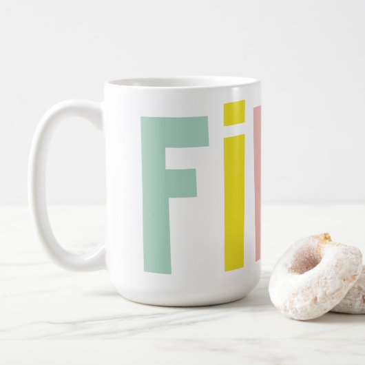 Fika Colours Café Mug (Avec donut)