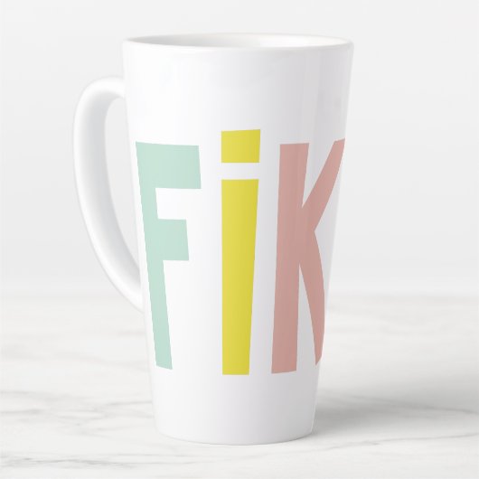 Fika Couleurs Latte Mug (Angle gauche)