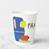 Fika Déco Papieren Bekers (Voorkant)