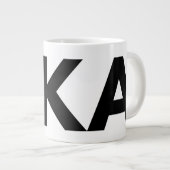 FIKA Gras Mug de spécialités noires et blanches (Devant droit)