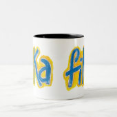 Fika stippen Two-Tone Koffee Mok (Center)