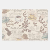 Fika Swedish Coffee — Blad met pakpapier Inpakpapier Vel (Voorkant 3)