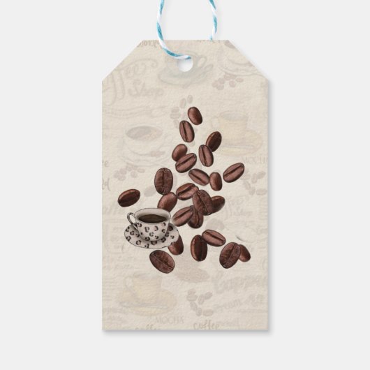 Fika Swedish Coffee Gift Labels Cadeaulabel (Achterkant)