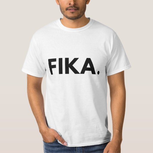 Fika. T-shirt gras (Devant)