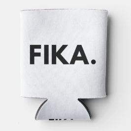 FIKA. Vet zwart-witte Koelbox Blikjeskoeler