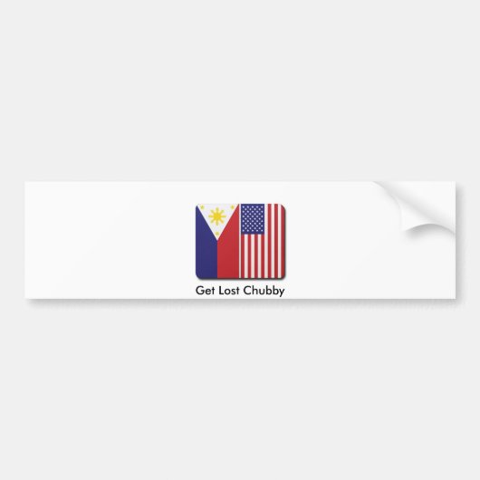 Fil-Am Bumber Sticker (Voorkant)