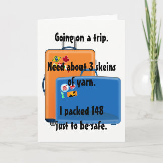 Fil, Carte de voeux, Carte de note pour les tricot