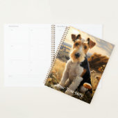 Fil Cheveux Fox Terrier En Automne Campagne (Devant avec enveloppe)