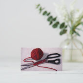 FIL, CISEAUX : ART : CARTE DE VISITE (Debout devant)