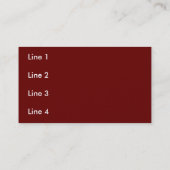 FIL, CISEAUX : ART : CARTE DE VISITE (Dos)