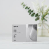 Fil dans le carte de visite de B&W/Sewing (Debout devant)