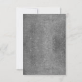 fil d'argent lumières mariage cartes RSVP (Dos)