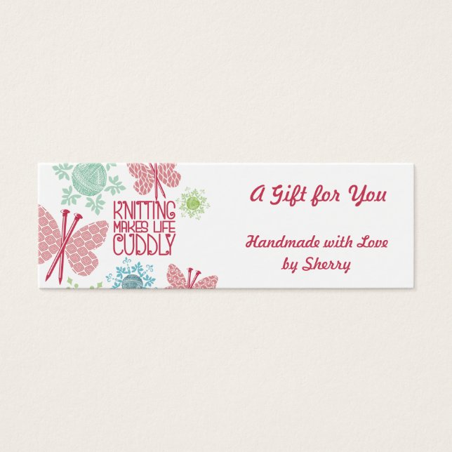 Fil de neige tricot de Noël aiguille papillon (Devant)